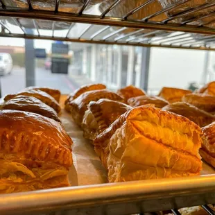 pastries in the oven