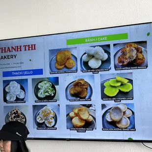 Menu May 2024 ($1.25 each cake)