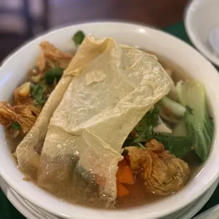 Crispy Wonton Soup