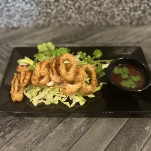 Salt and pepper calamari