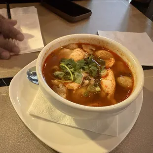 Tom yum soup