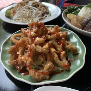 Fried calamari