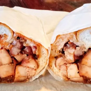 Filipino chicken Banh mi. The photos do not do it justice.