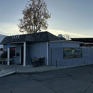 View from the parking lot