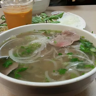 6. Rare Steak and Brisket Pho