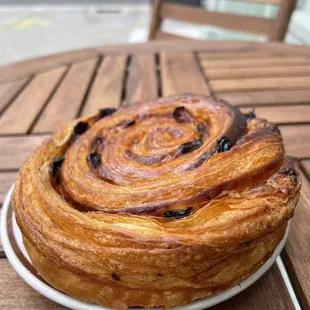 a pastry on a plate