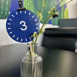 Cute table number.