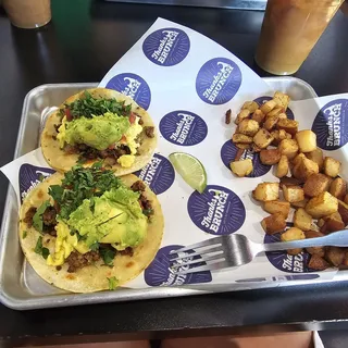 Soyrizo Breakfast Tacos