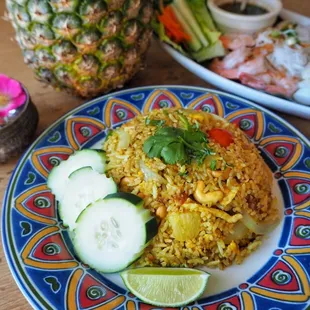 Pineapple Curry Fried rice