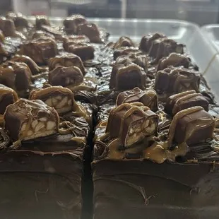 Snickers brownies. O M G