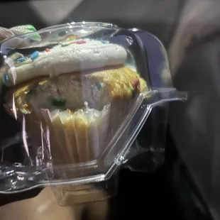 Confetti cupcake