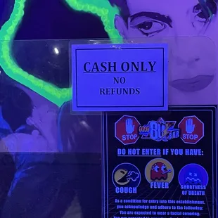 Cash only