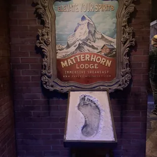 Entrance to speakeasy