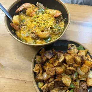 Shrimp and Grits Bowl