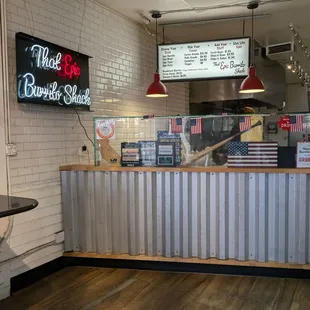 Found inside the liquor store, towards the left!