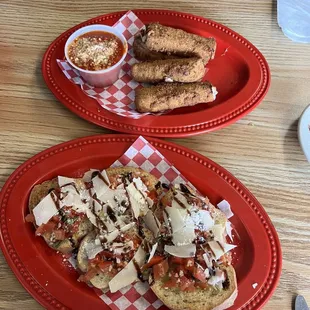 Bruschetta Mozzarella Cheese Sticks