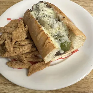 Italian Philly Steak &amp; Cheese
