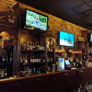 Well stocked bar