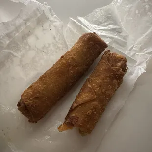 Boudin egg rolls