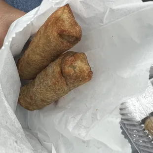 Boudin Egg rolls