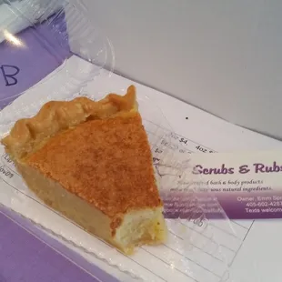 Southern bourbon buttermilk pie