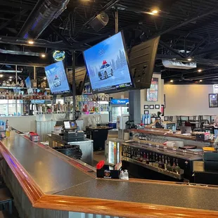 a man sitting at the bar