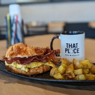 BGE Sandwich on Brunch menu