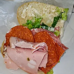 The Costello has a great mix of cold cuts including mortadella!