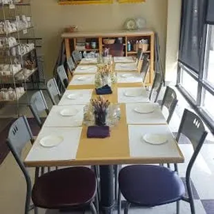Our party area is great for birthdays, bachelorette parties, work groups, and more!