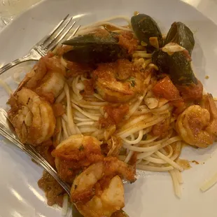 Seafood Diavalo
