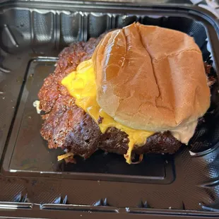 The double stack burger