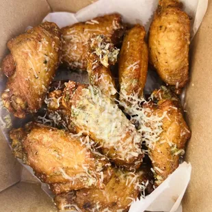 Garlic Parm Wings