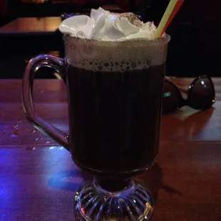 Spanish Coffee. Yeah, it's July...don't judge.