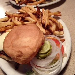 cheeseburger &amp; fries (HH $4.95)