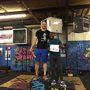 Lifters from Lawrence Barbell Club