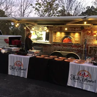  a food truck selling donuts