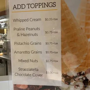 Toppings. Why not?