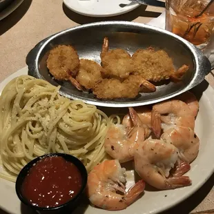 All you can eat shrimp.
