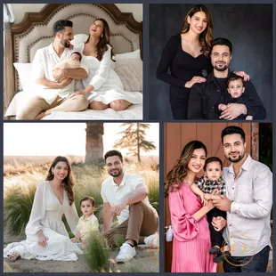 Parenthood Package: Their 1st year milestones bundled together to save: Newborn; Holding head up; Sitting up; 1 year/walking. Parents incld!