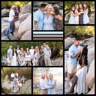 Extended Fam Sesh: Grandparents, Kids, Grandkids &amp; individual Family units  &amp; couples portraits all in one