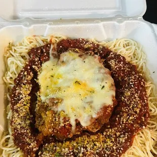Chicken parmigiana