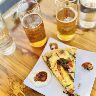 Tomato + Bacon + Herb Quiche