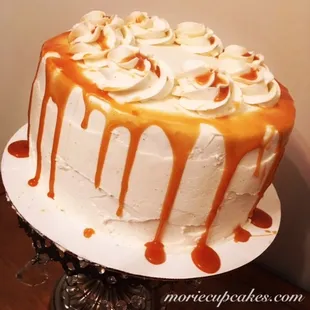 Moist and Rich Caramel Cake