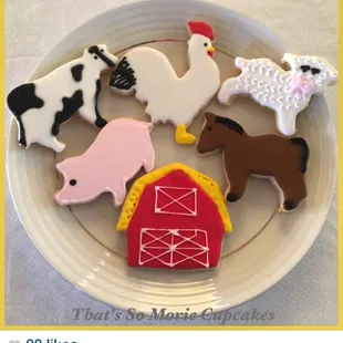Barn Animal Cookies
