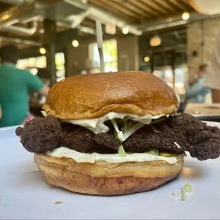 kerala fried chicken sandwich