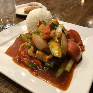 Pad Ped Stir Fry (Spicy)