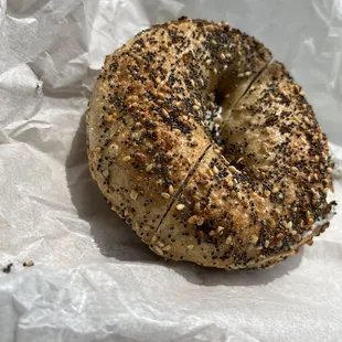 Everything bagel with old Bay added