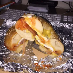 Taylor Ham and Egg Sandwich