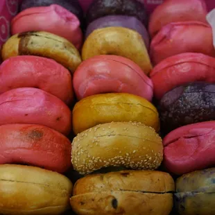 Breast Cancer Awareness Bagel