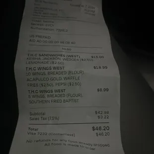 $46.20 - 2 Adults and 1 Kiddo